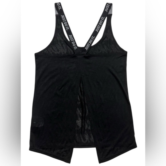 Women’s Nike Swim Poly Core Solids Fast Back Tank in Black Cover up Top S Small - Picture 9 of 16